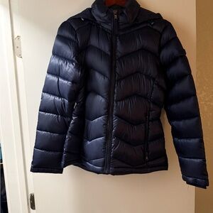 Calvin Klein Collection Navy Puffer Jacket